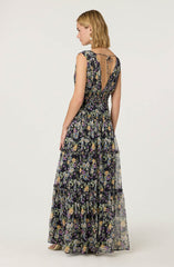 Edessa Tiered Ruffle Maxi Dress