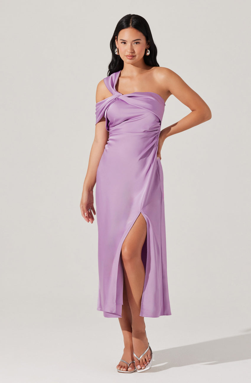 Cersei One Shoulder Midi Dress