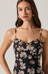 Maeryn Sweetheart Ruffle Maxi Dress