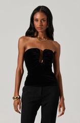 Arista Sweetheart Velvet Top