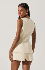 Brunelle Tweed Cutaway Vest