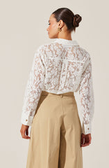 Tisa Floral Lace Top