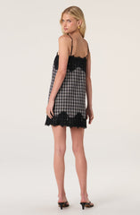 Aitana Plaid Mini Dress