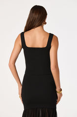 Halie Ribbed Knit Sweater Tank