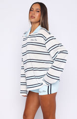 Verano Sixteen Carmen Long Sleeve Oversized Jersey White