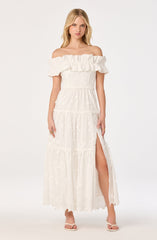 Piccola Off Shoulder Maxi Dress