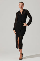 Tawna Open Stitch Midi Dress
