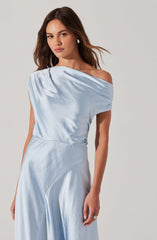 Mairyn Satin Midi Dress