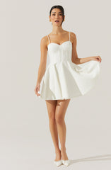 Fenna Textured Corset Mini Dress