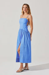 Karah Drop Waist Cutout Dress