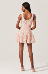Fable 3D Floral Bubble Dress