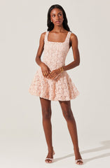 Fable 3D Floral Bubble Dress
