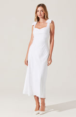 Kateleya Bow Detail Midi Dress