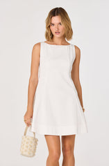 Shyla Bow-Back A-Line Mini Dress