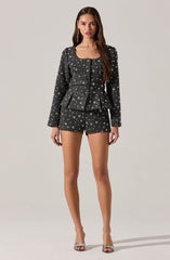 Wynn Embellished Mini Shorts