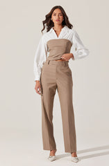Brooks Pleated Tailored Pants