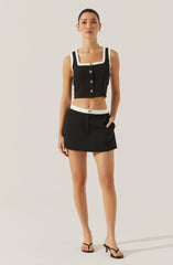 Rory Contrast Trim Skort