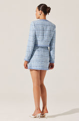 Milena Tweed Contrast Trim Jacket