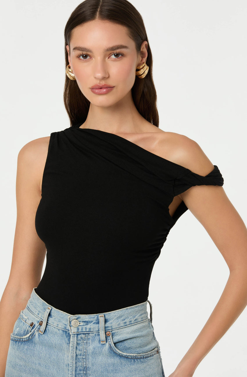 Fiora Asymmetrical Bodysuit