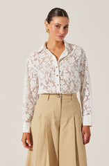 Tisa Floral Lace Top