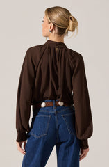 Sabelle Mock Neck Top