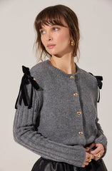 Melvie Bow Detail Cardigan