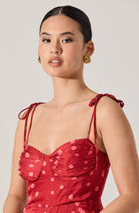 Selina Sweetheart Peplum Top