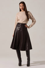 Florine 3D Floral Embroidered Sweater