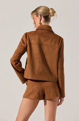 Jude Faux Suede Jacket