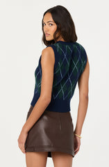 Abbie Argyle Sweater Vest