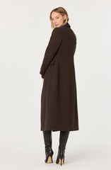 Melisse Wool Blend Longline Coat