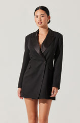 Tuxedo Blazer Mini Dress