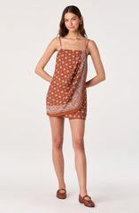 Scarlett Faux Wrap Mini Dress