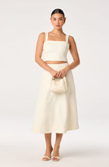 Kinslee Square Neck Cropped Top